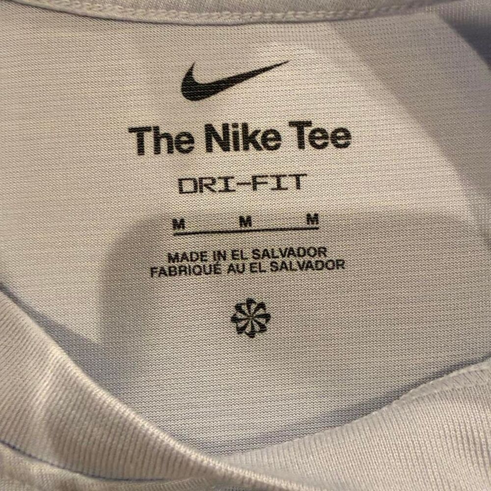Nike Men's Blue and Grey T-shirt